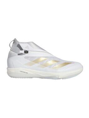 adidas Adizero Impact+ Turf - Size 10 Men Baseball Shoes White Gold IF8497 NEW
